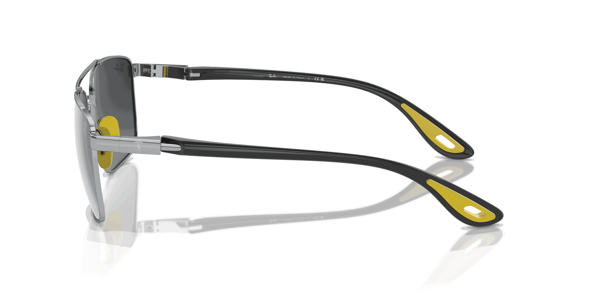 [Silver Lenses, Polished Silver Frame]