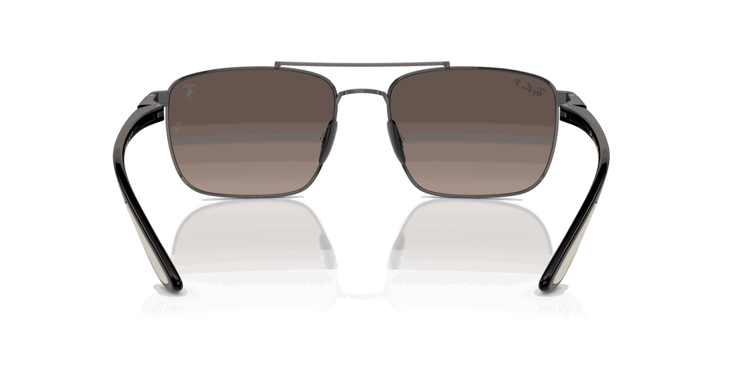 [Silver Lenses, Polished Gunmetal Frame]