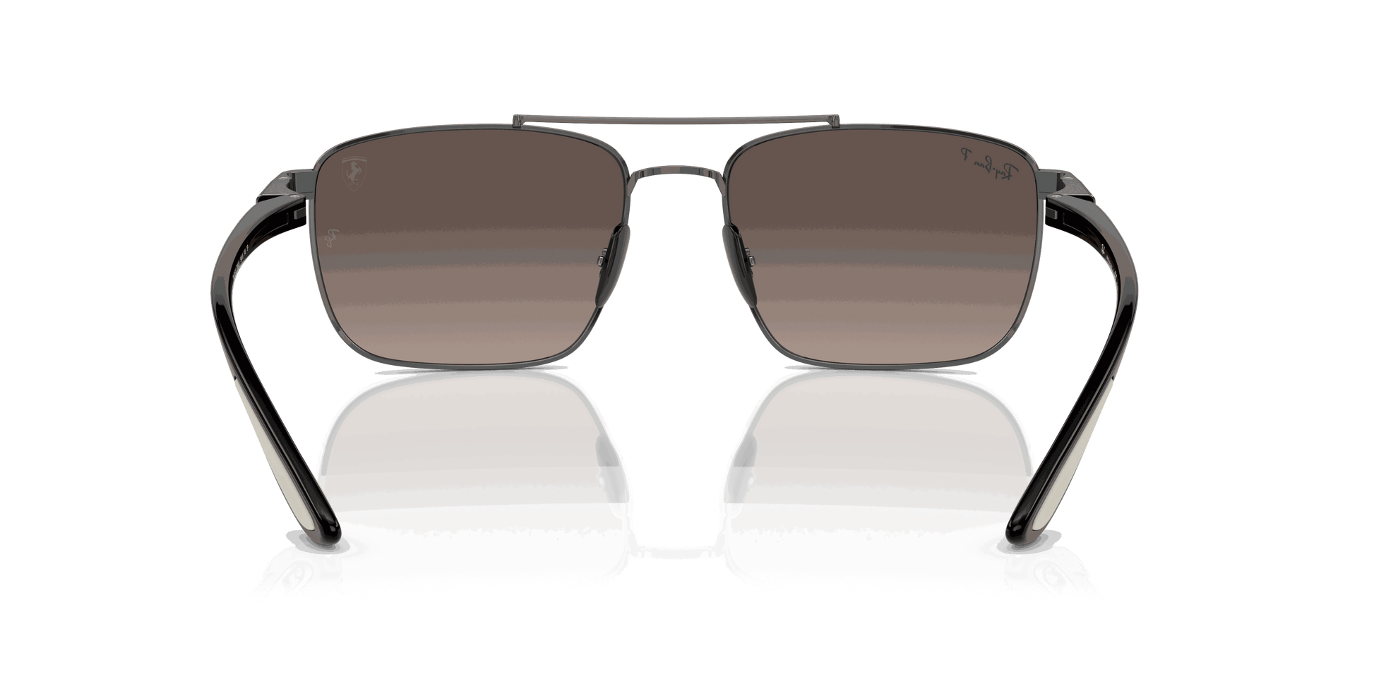 [Silver Lenses, Polished Gunmetal Frame]