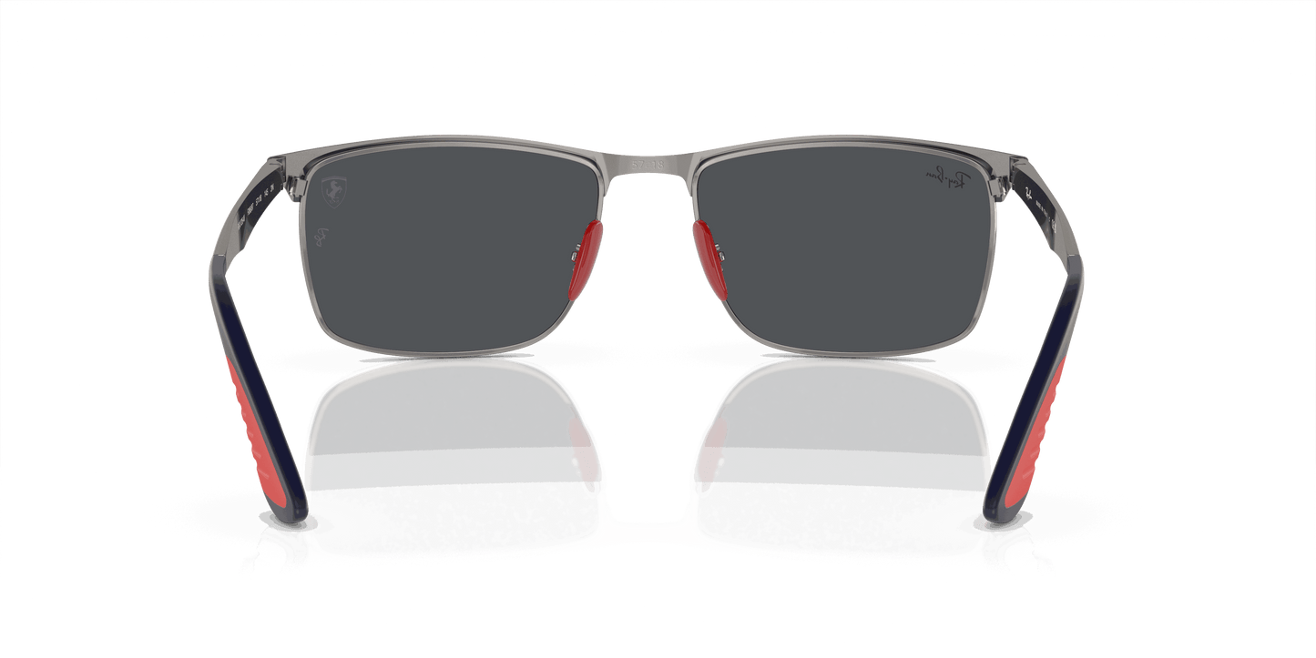[Dark Grey Lenses, Polished Blue On Gunmetal Frame]