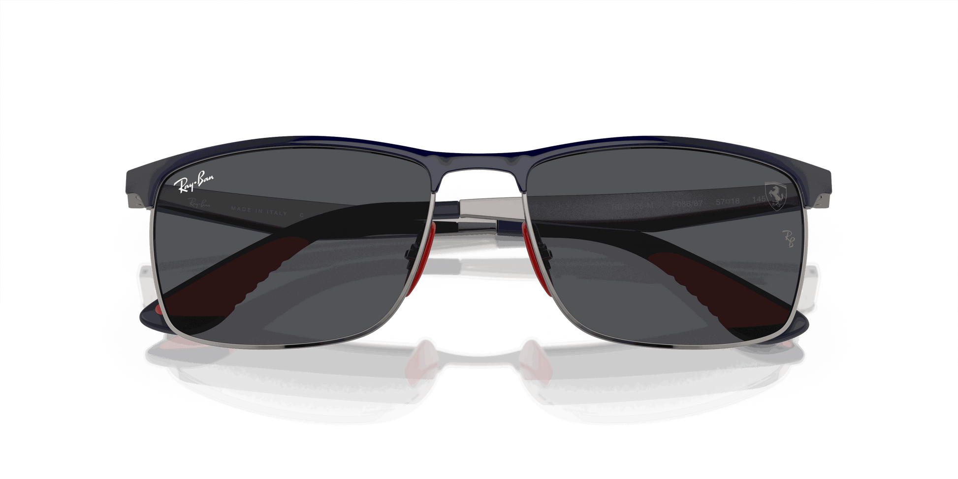 [Dark Grey Lenses, Polished Blue On Gunmetal Frame]