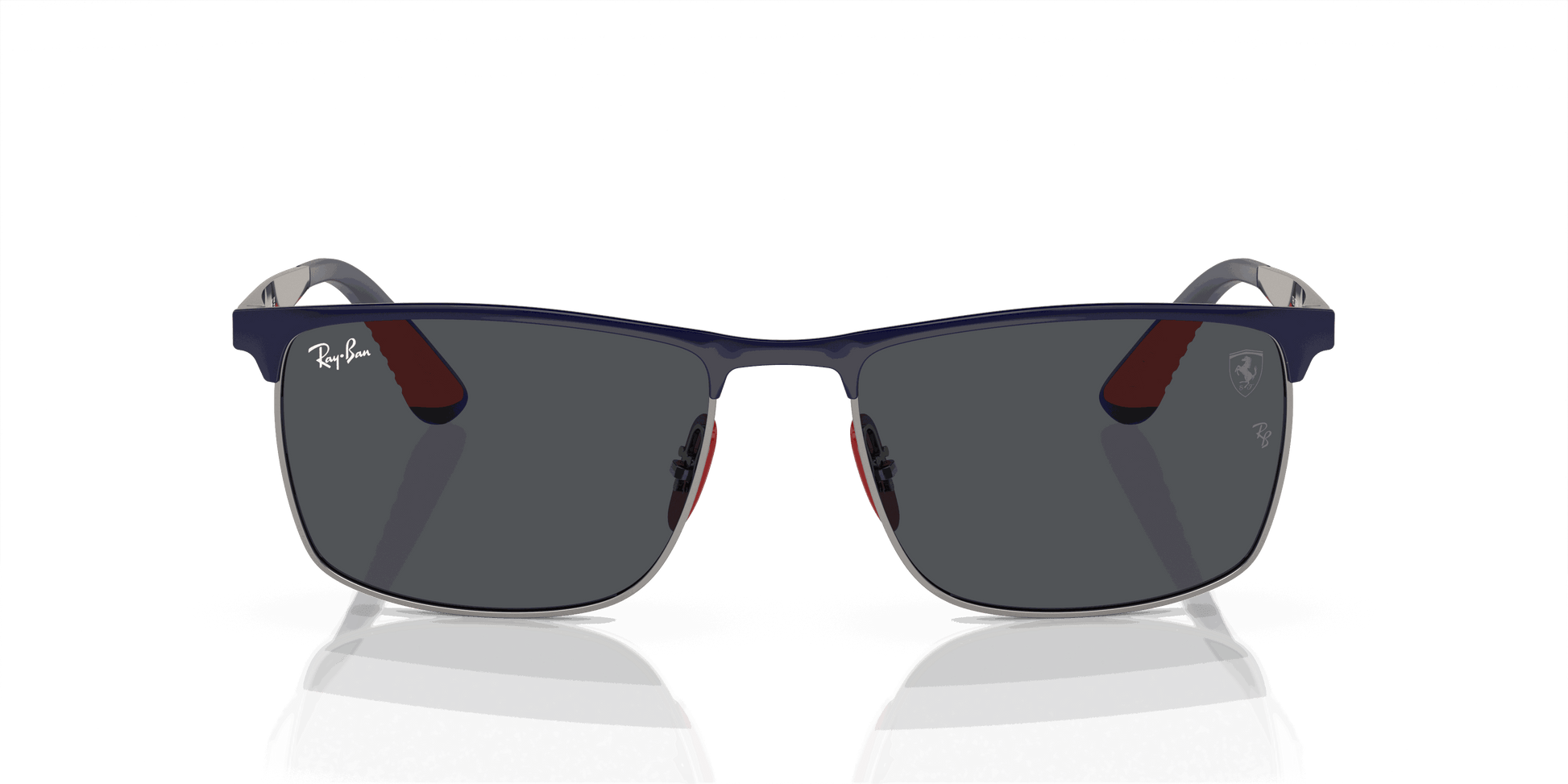 [Dark Grey Lenses, Polished Blue On Gunmetal Frame]