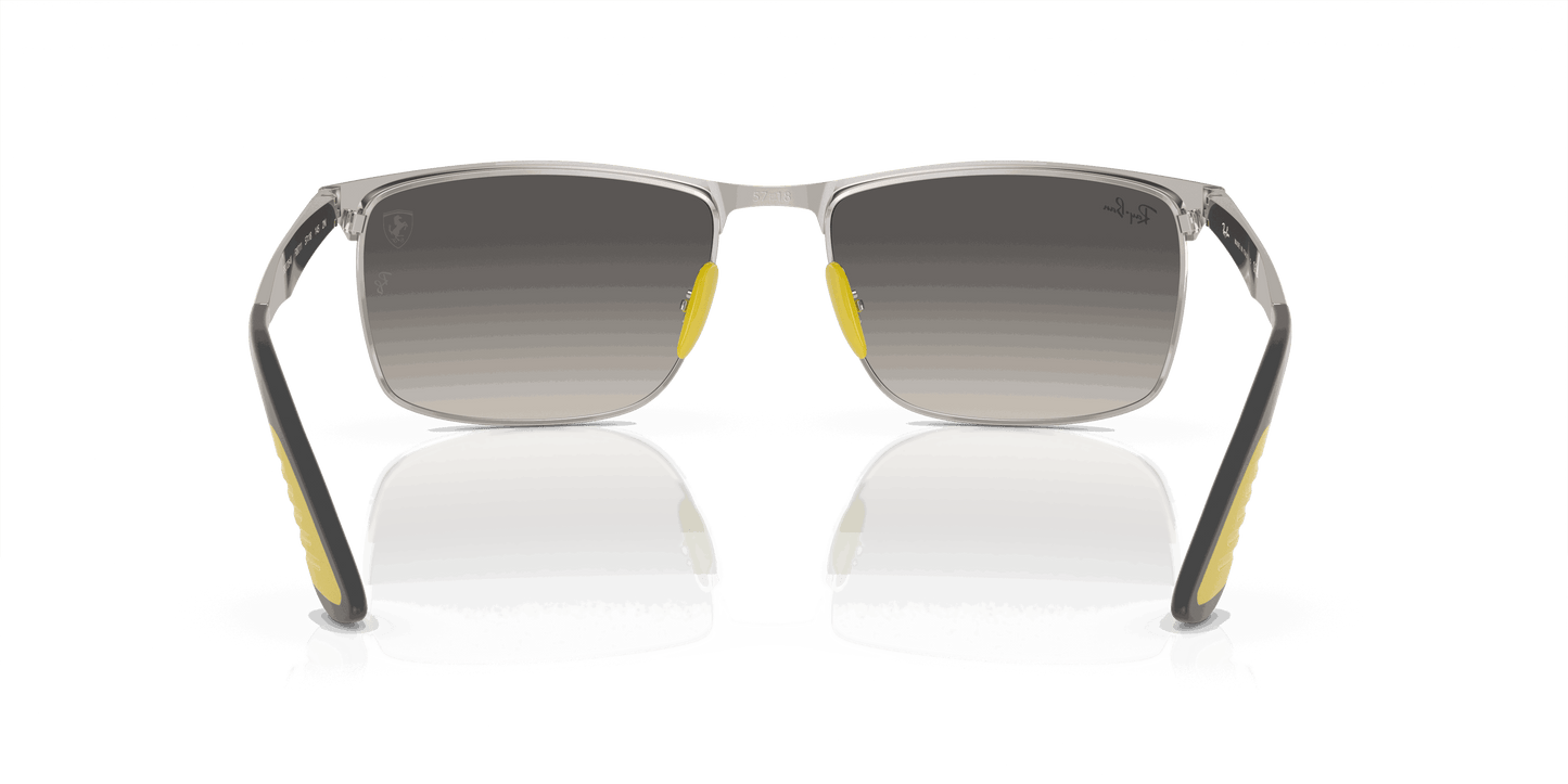 [Grey Lenses, Polished Grey On Silver Frame]