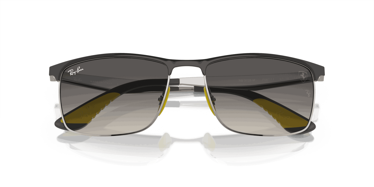 [Grey Lenses, Polished Grey On Silver Frame]