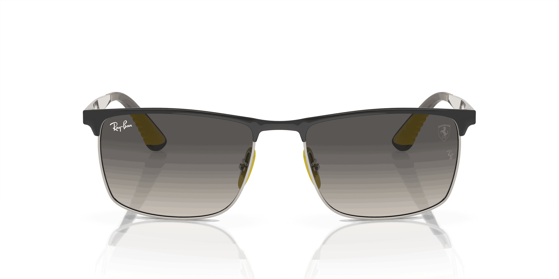 [Grey Lenses, Polished Grey On Silver Frame]