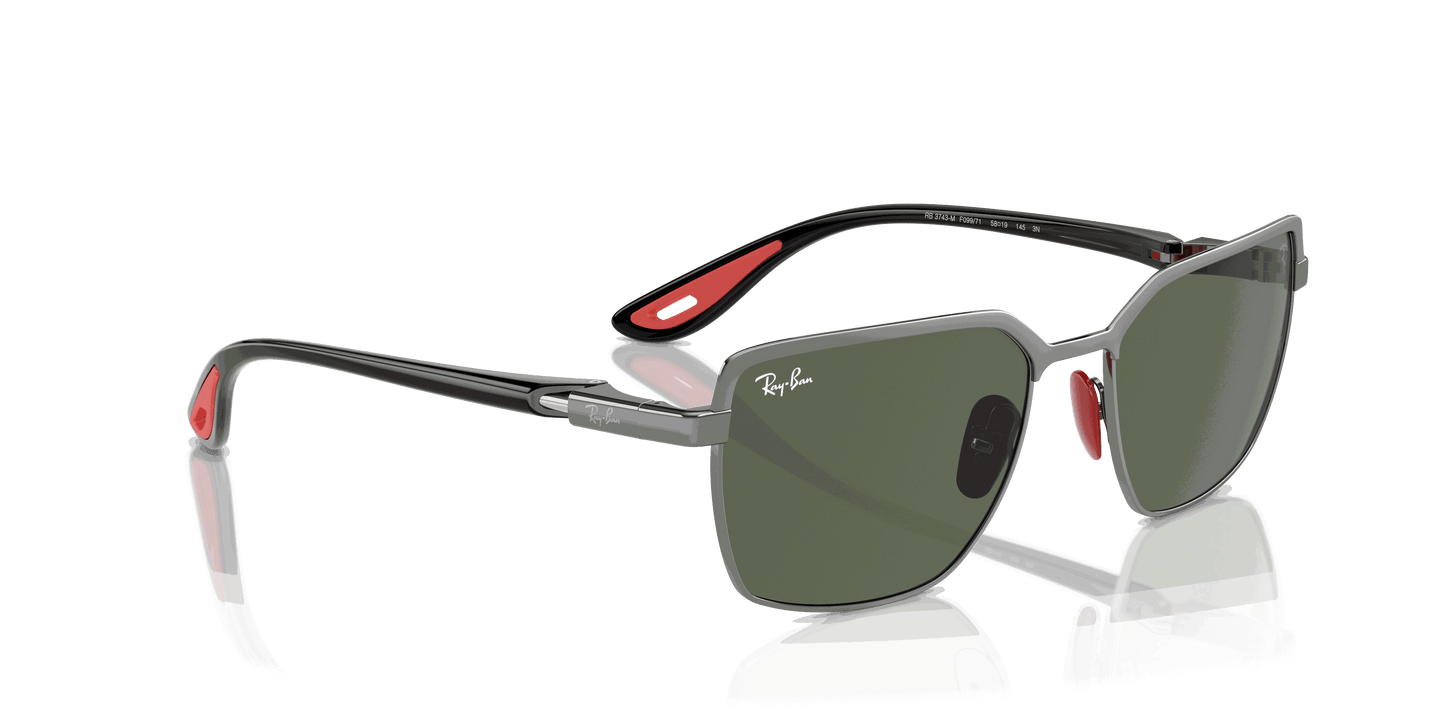 [Dark Green Lenses, Matte Gunmetal On Gunmetal Frame]
