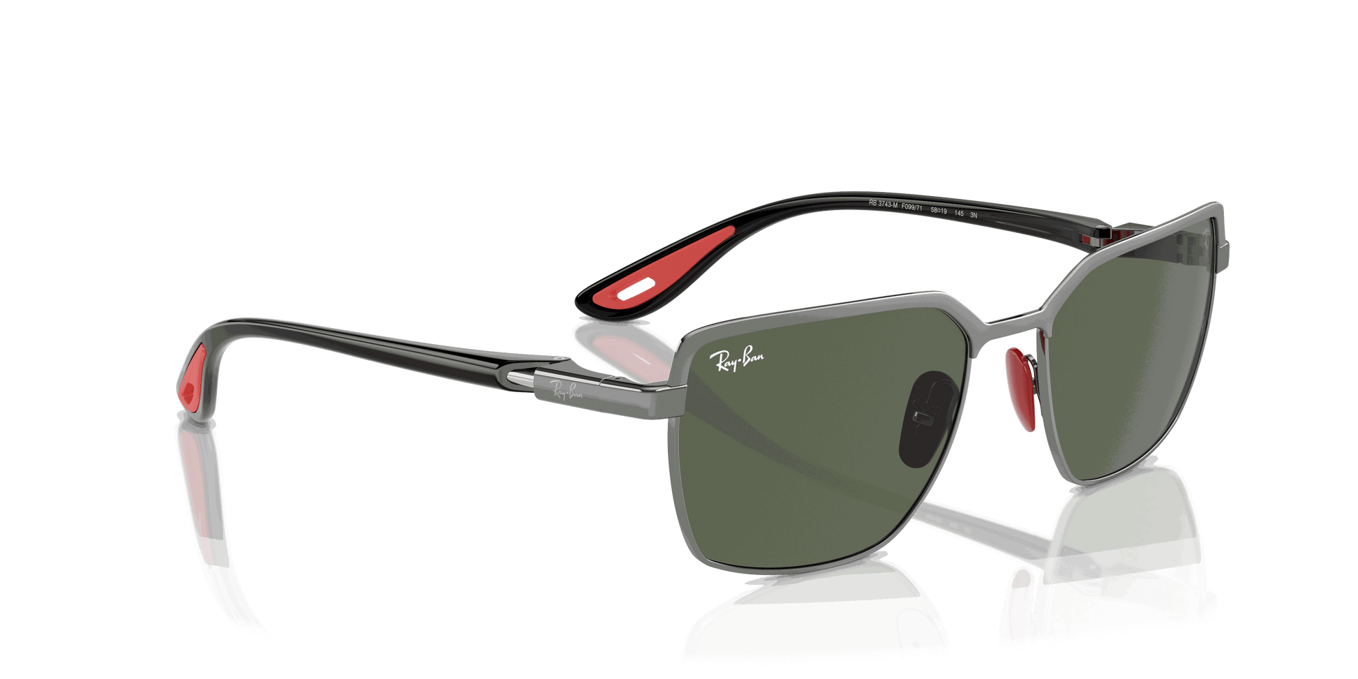 [Dark Green Lenses, Matte Gunmetal On Gunmetal Frame]