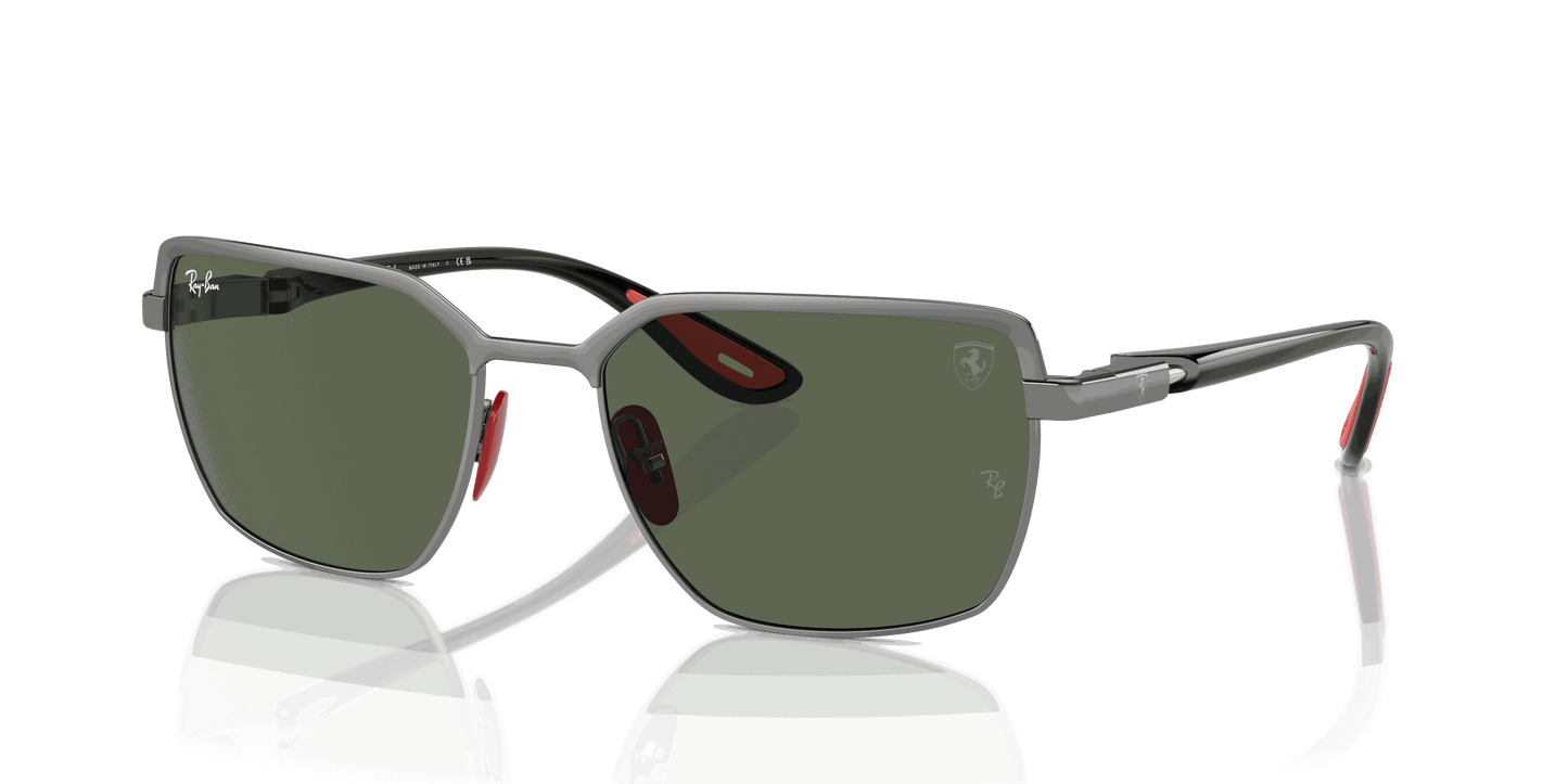 [Dark Green Lenses, Matte Gunmetal On Gunmetal Frame]