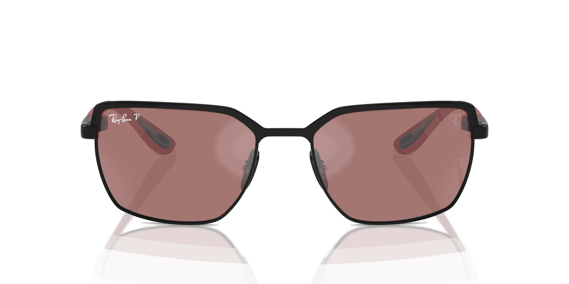 [Purple & Silver Lenses, Polished Black On Black Frame]