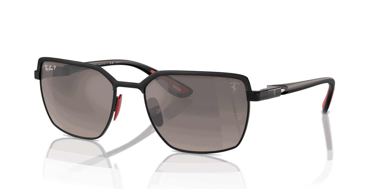 [Grey Lenses, Matte Black On Black Frame]