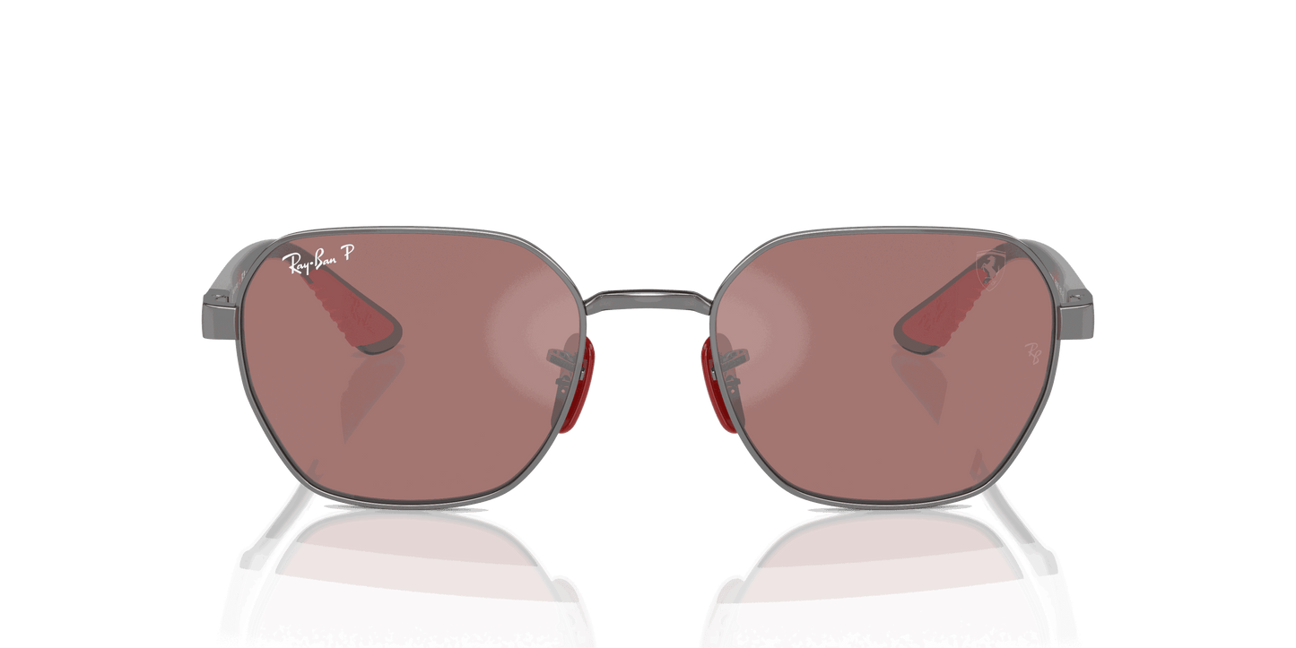 [Purple & Silver Lenses, Polished Gunmetal Frame]