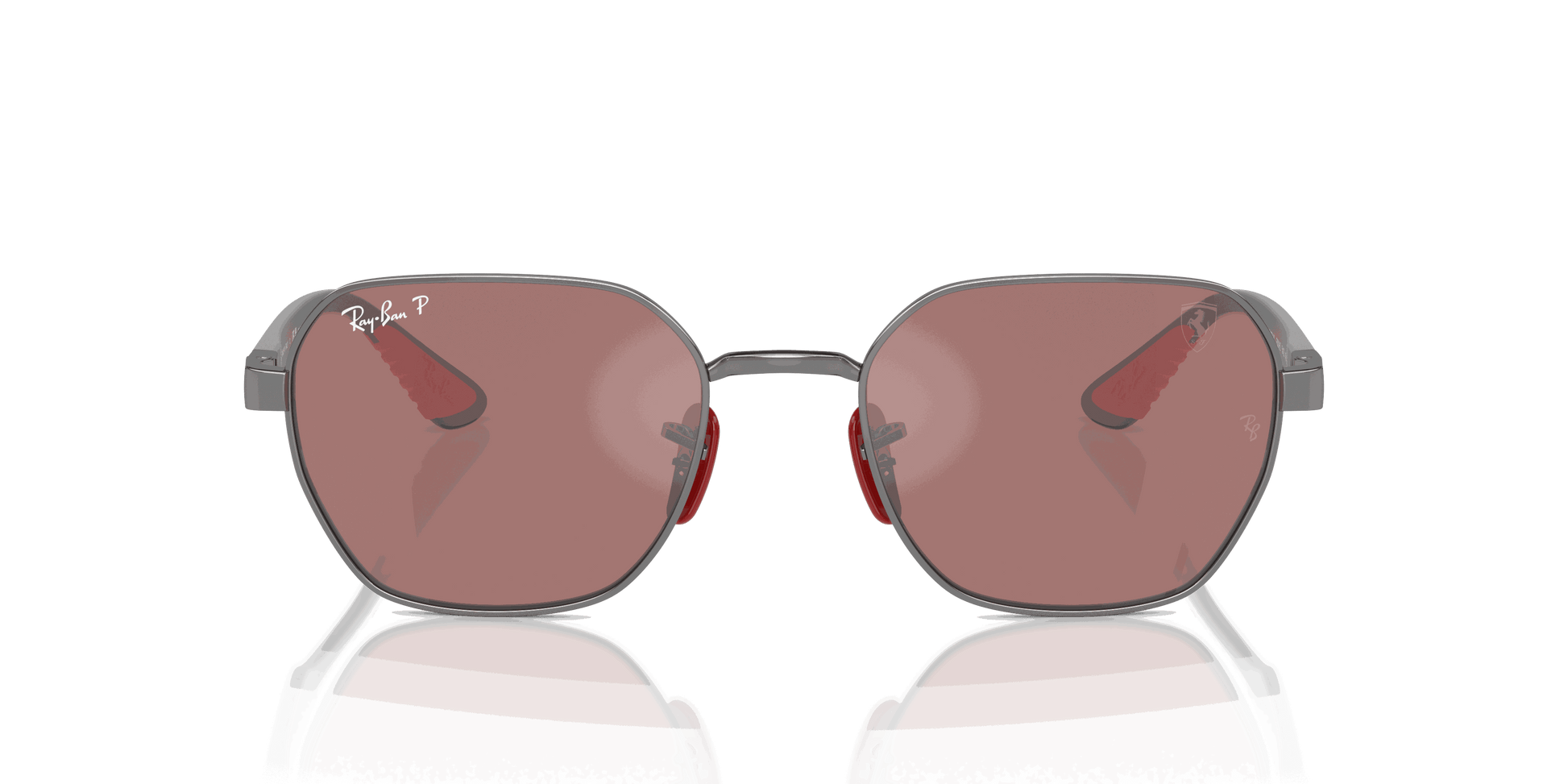 [Purple & Silver Lenses, Polished Gunmetal Frame]