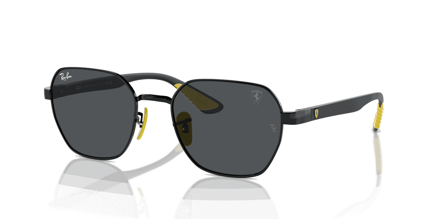 [Dark Grey Lenses, Polished Black Frame]