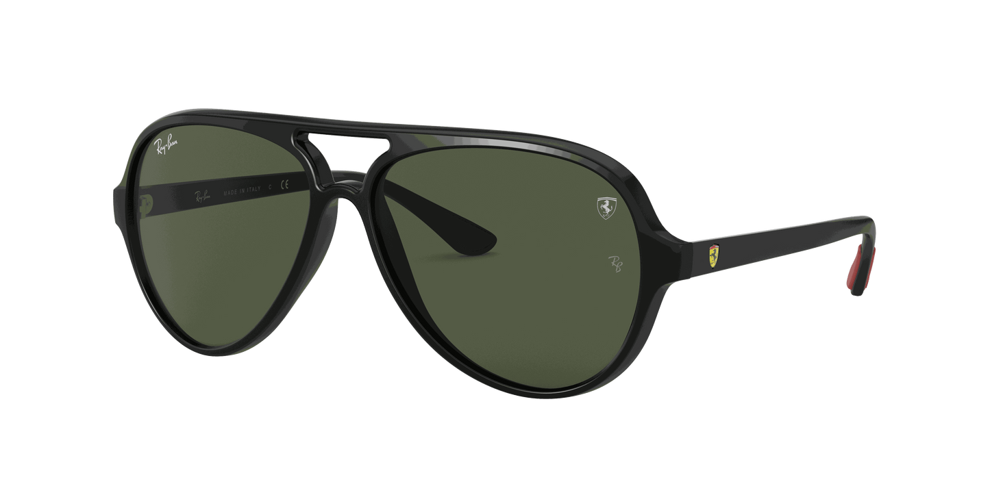 [G-15 Green Lenses, Polished Black Frame]