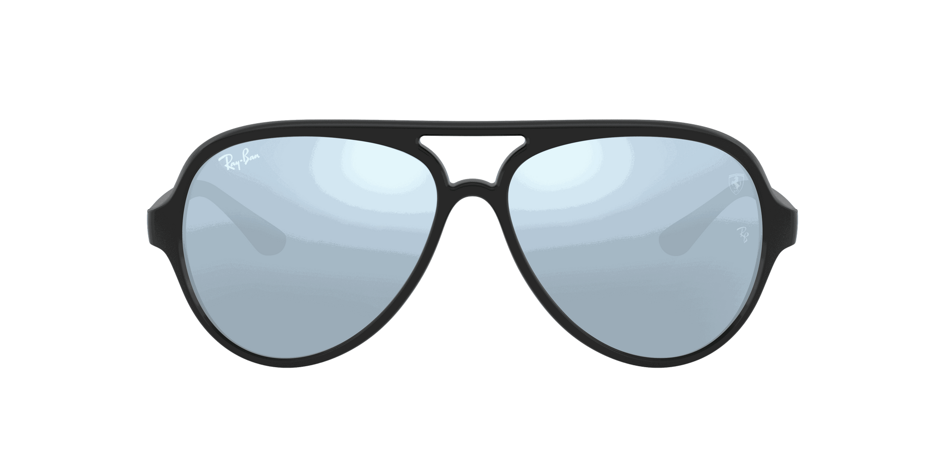 [Silver Flash Lenses, Matte Black Frame]