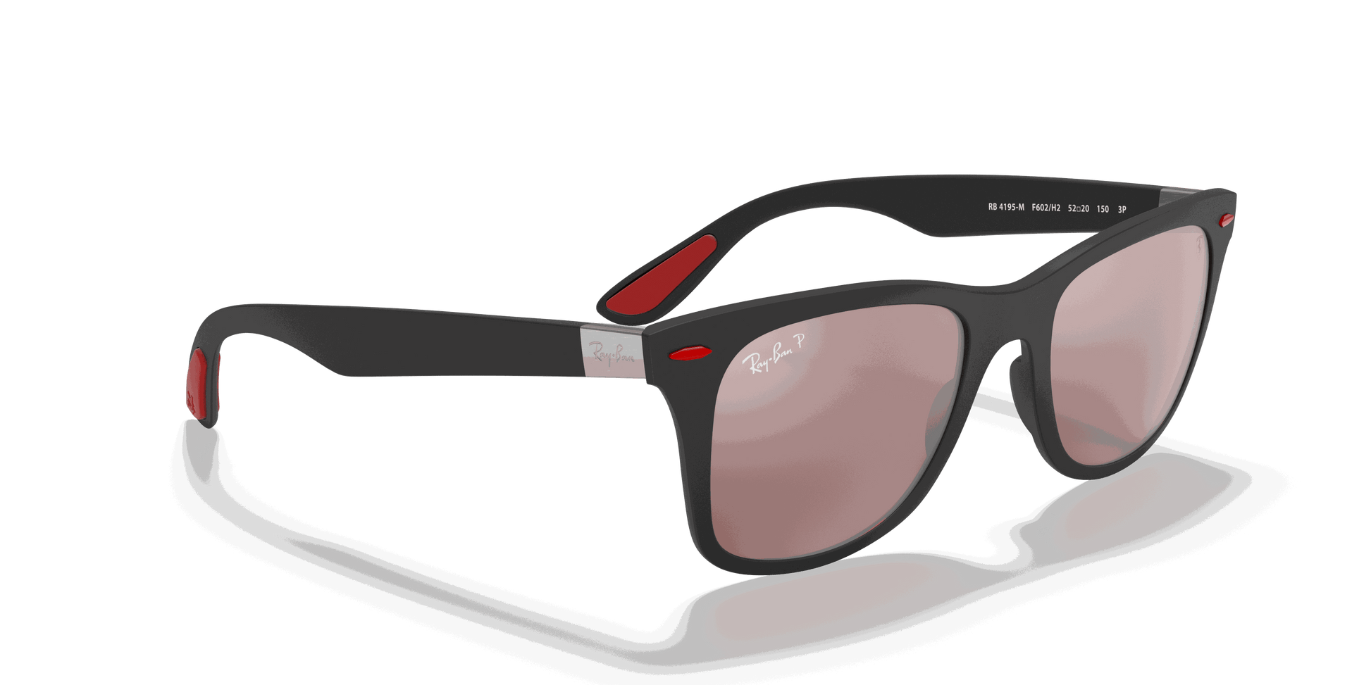 [Purple Mirror Silver Lenses, Matte Black Frame]
