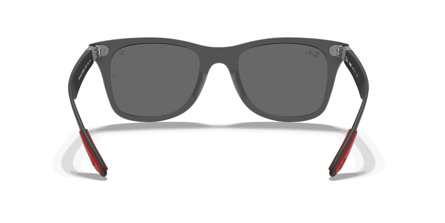 [Grey Mirror Silver Lenses, Matte Grey Frame]