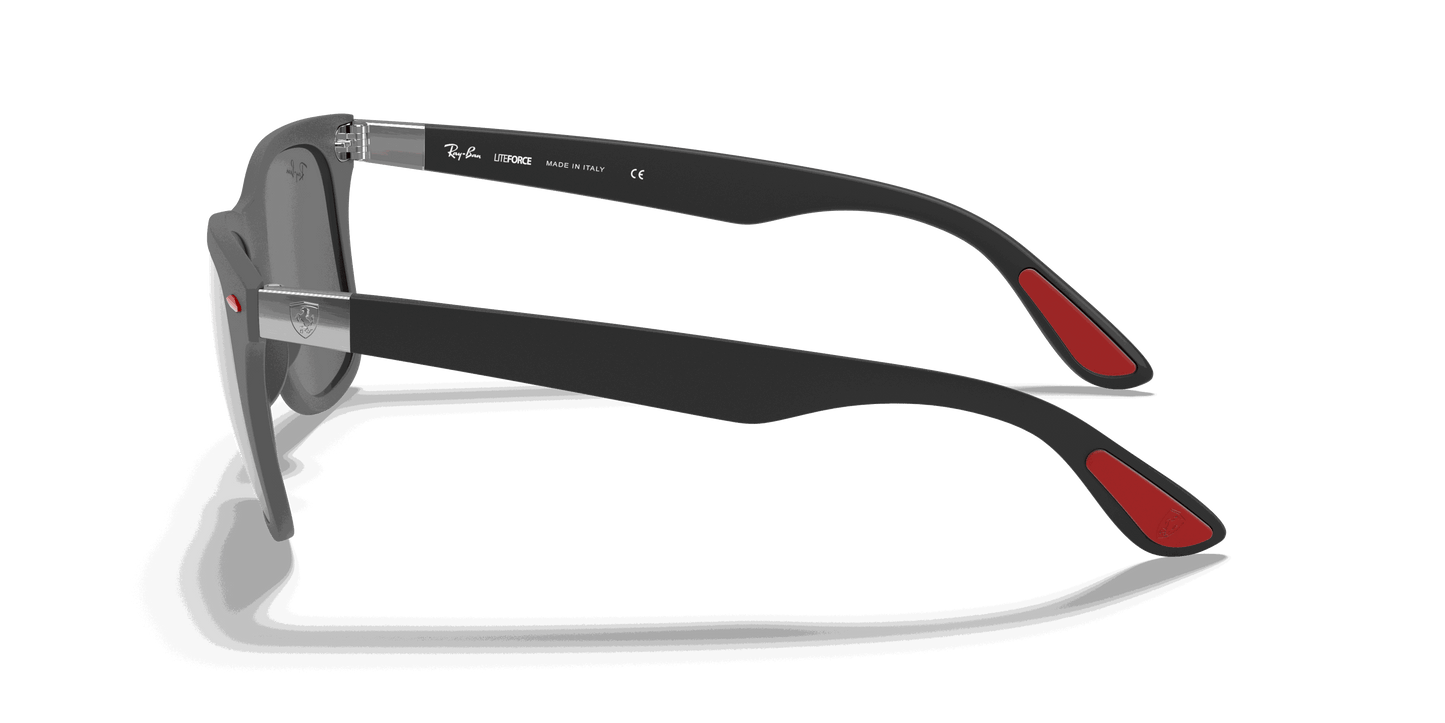 [Grey Mirror Silver Lenses, Matte Grey Frame]