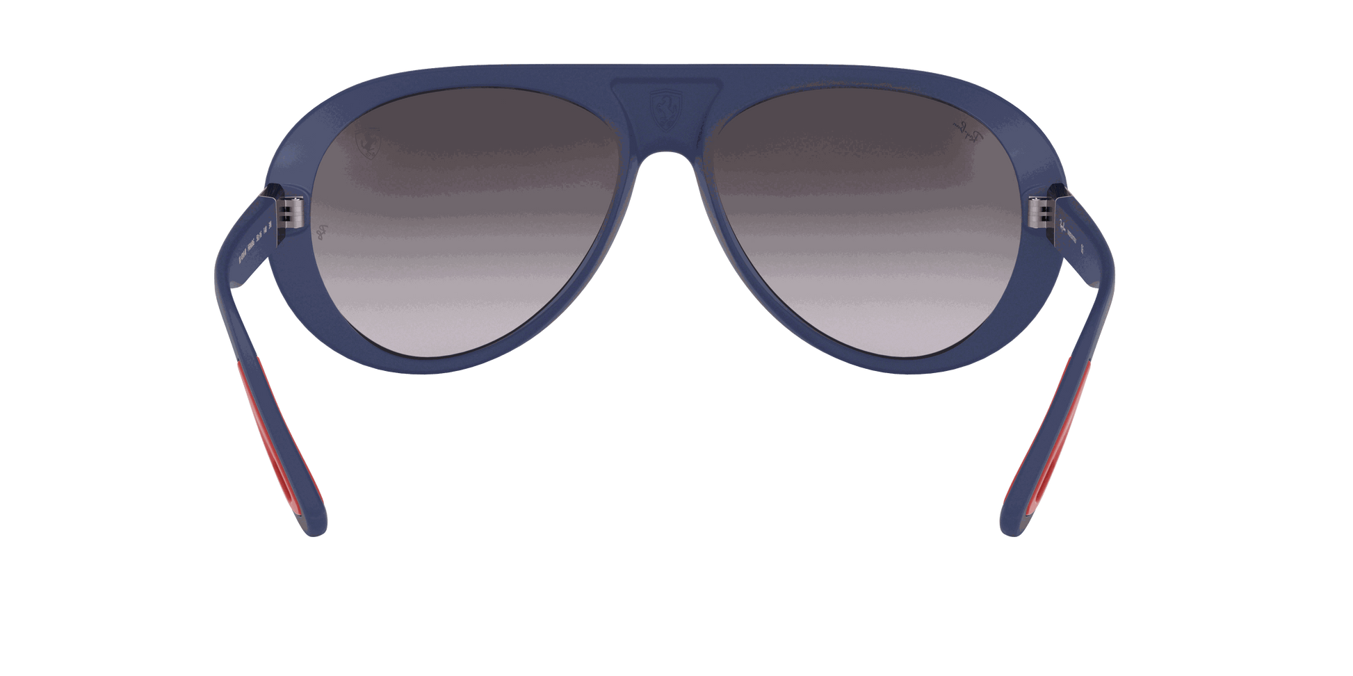 [Light Grey Gradient Dark Grey Lenses, Matte Blue Frame]