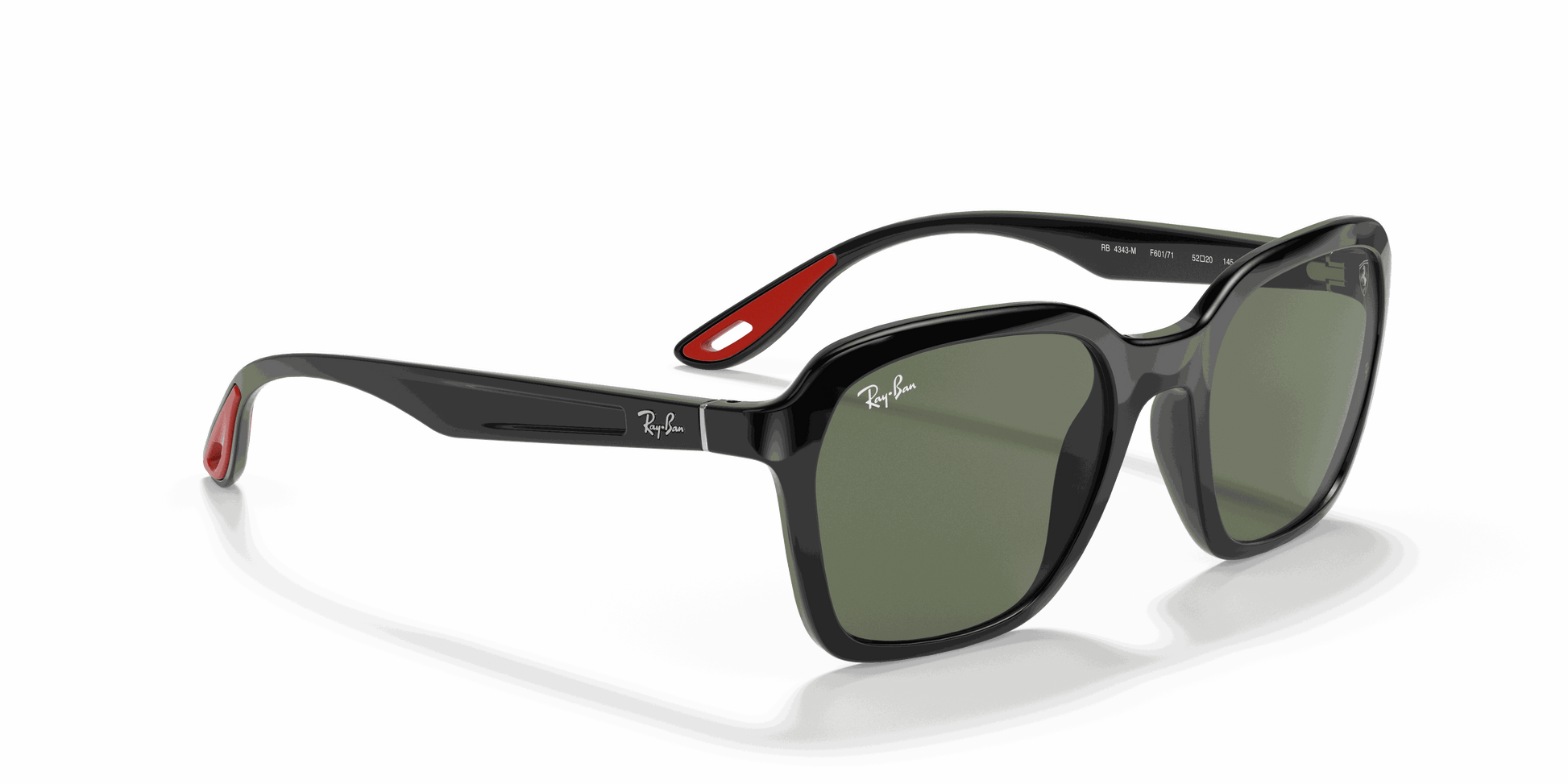 [Green Classic Lenses, Polished Black Frame]