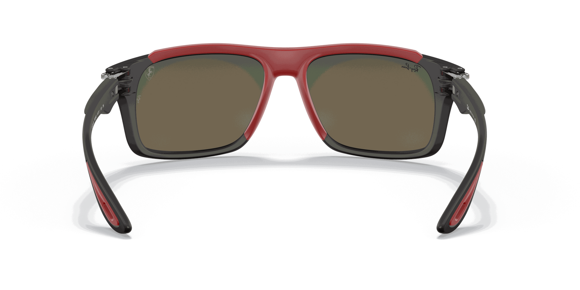 [Red Mirror Lenses, Matte Black Frame]
