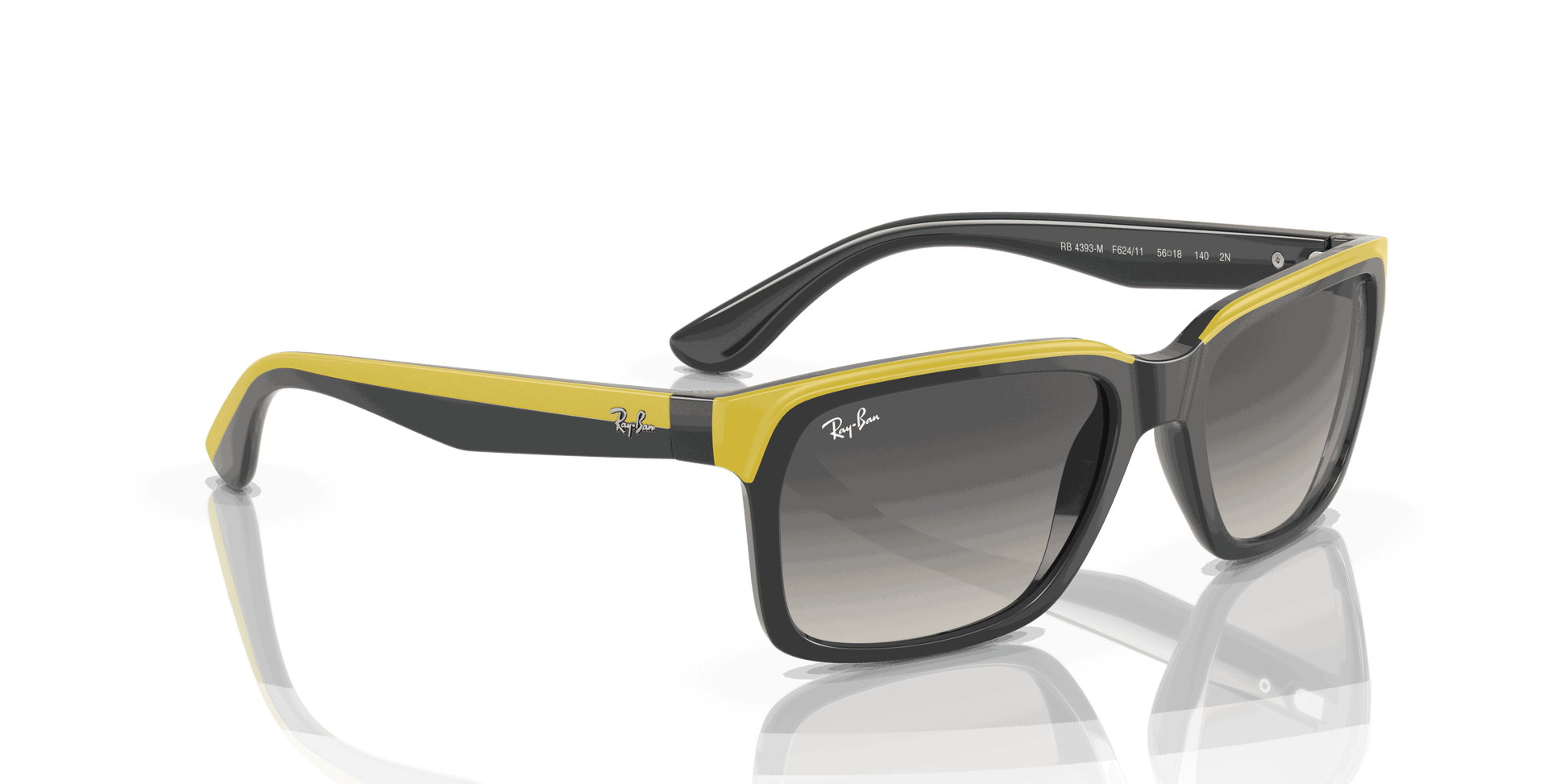 [Grey Lenses, Polished Grey On Yellow Frame]