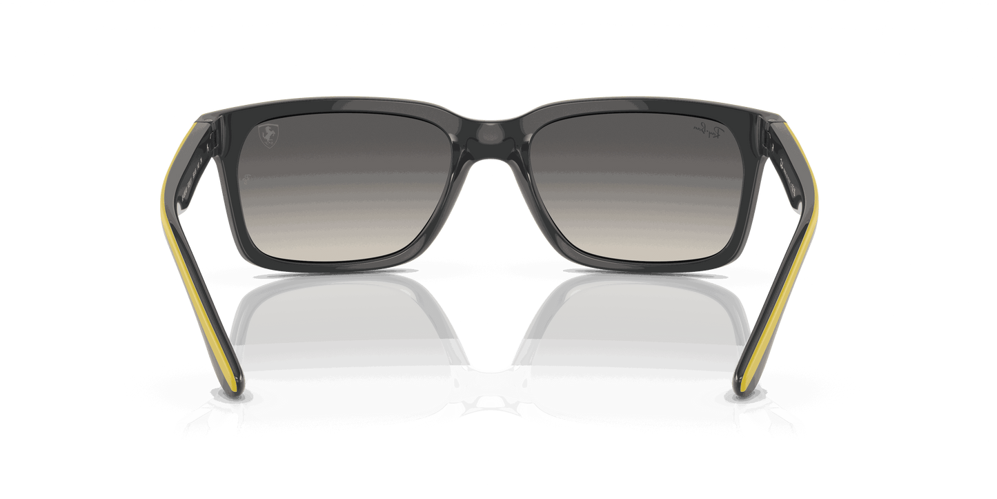 [Grey Lenses, Polished Grey On Yellow Frame]