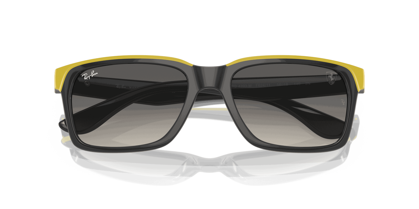 [Grey Lenses, Polished Grey On Yellow Frame]