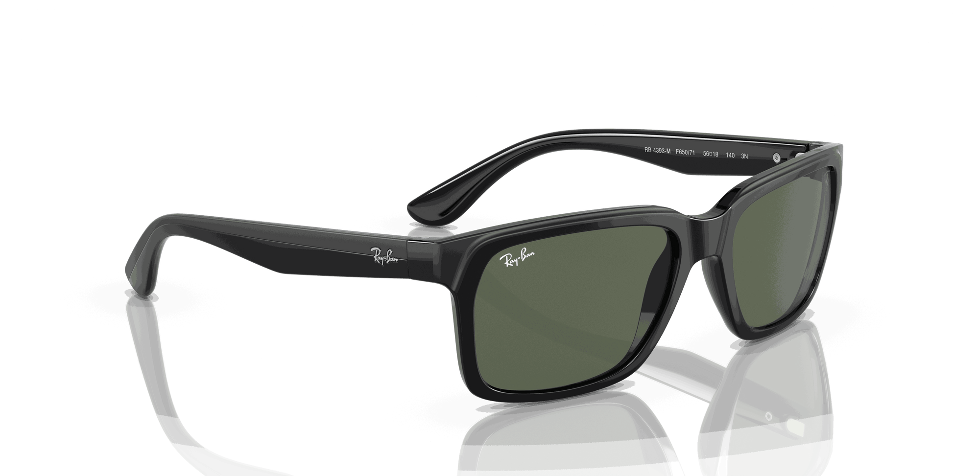 [Green Lenses, Polished Black Frame]