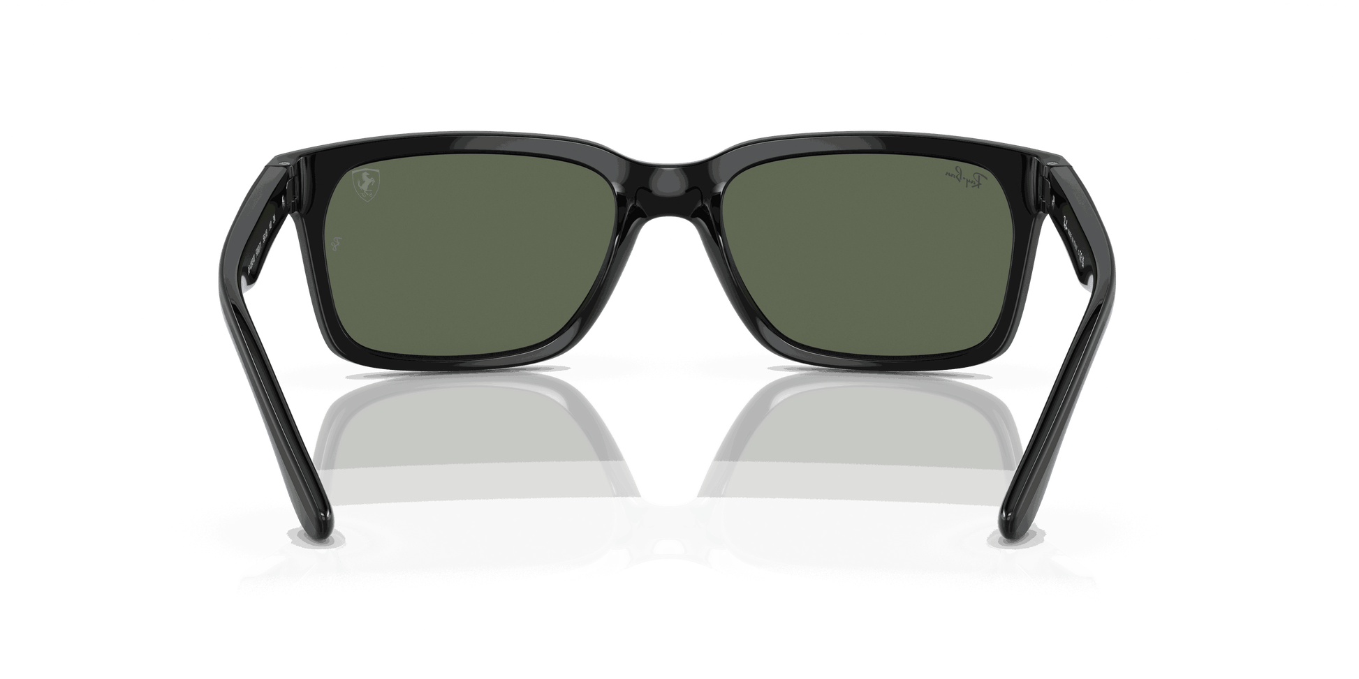 [Green Lenses, Polished Black Frame]