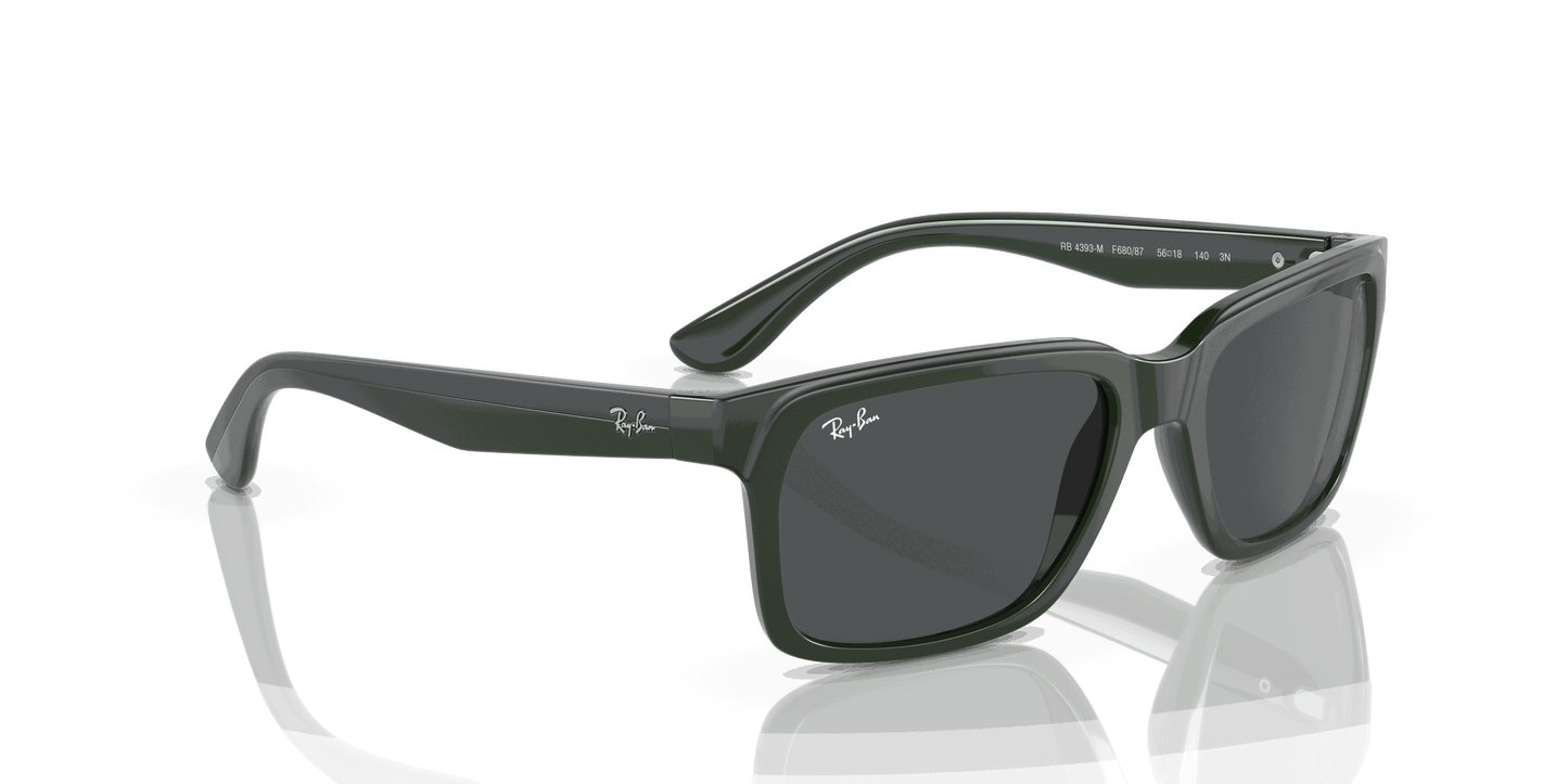 [Grey Lenses, Polished Green On Black Frame]