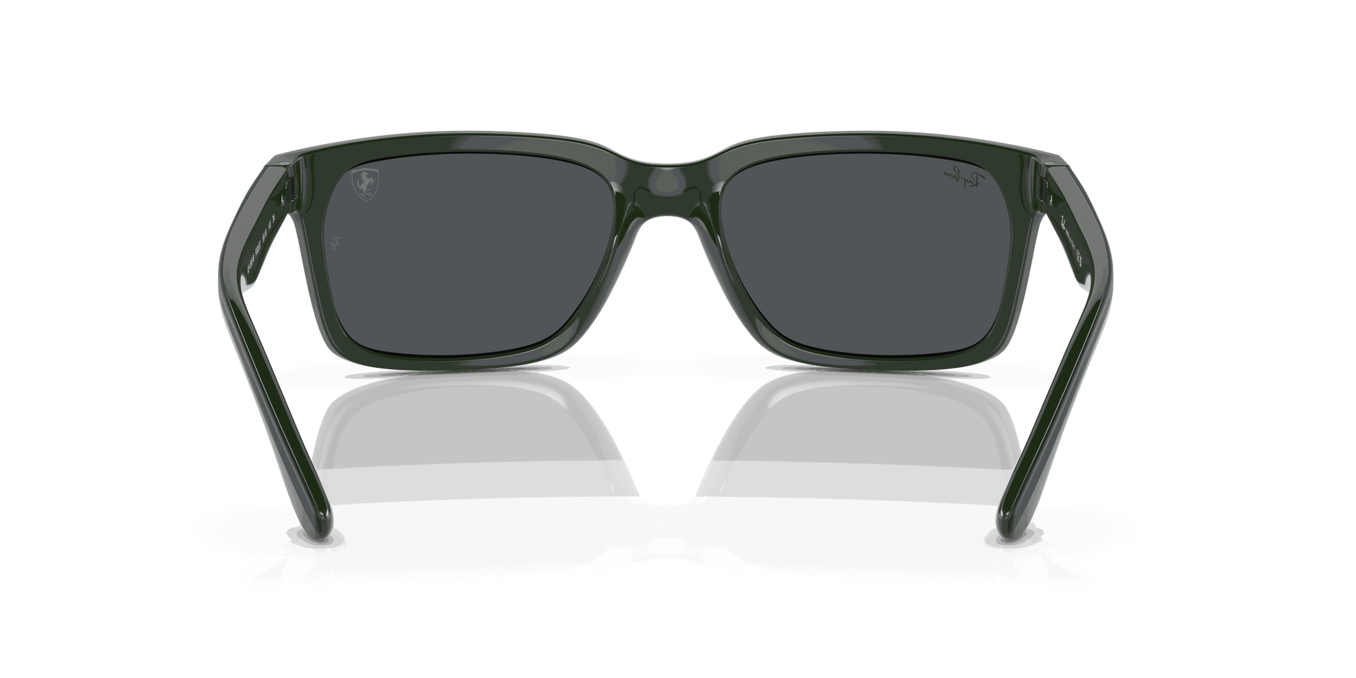 [Grey Lenses, Polished Green On Black Frame]