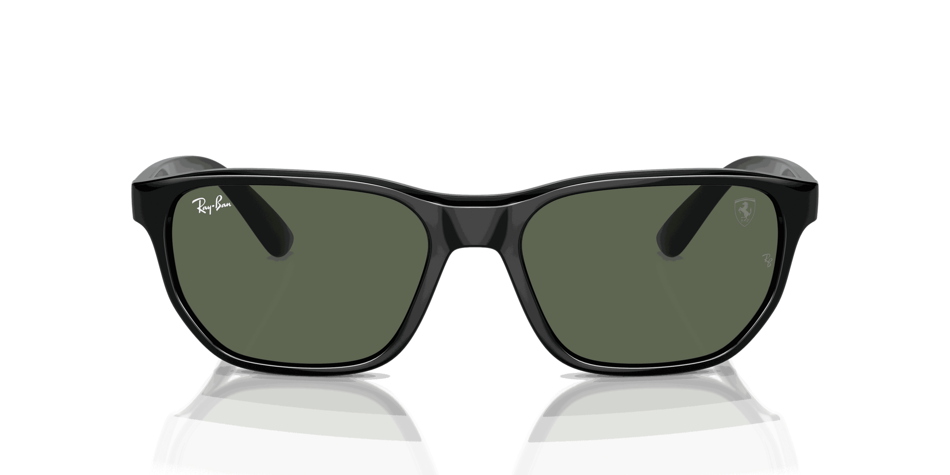 [Dark Green Lenses, Polished Black Frame]