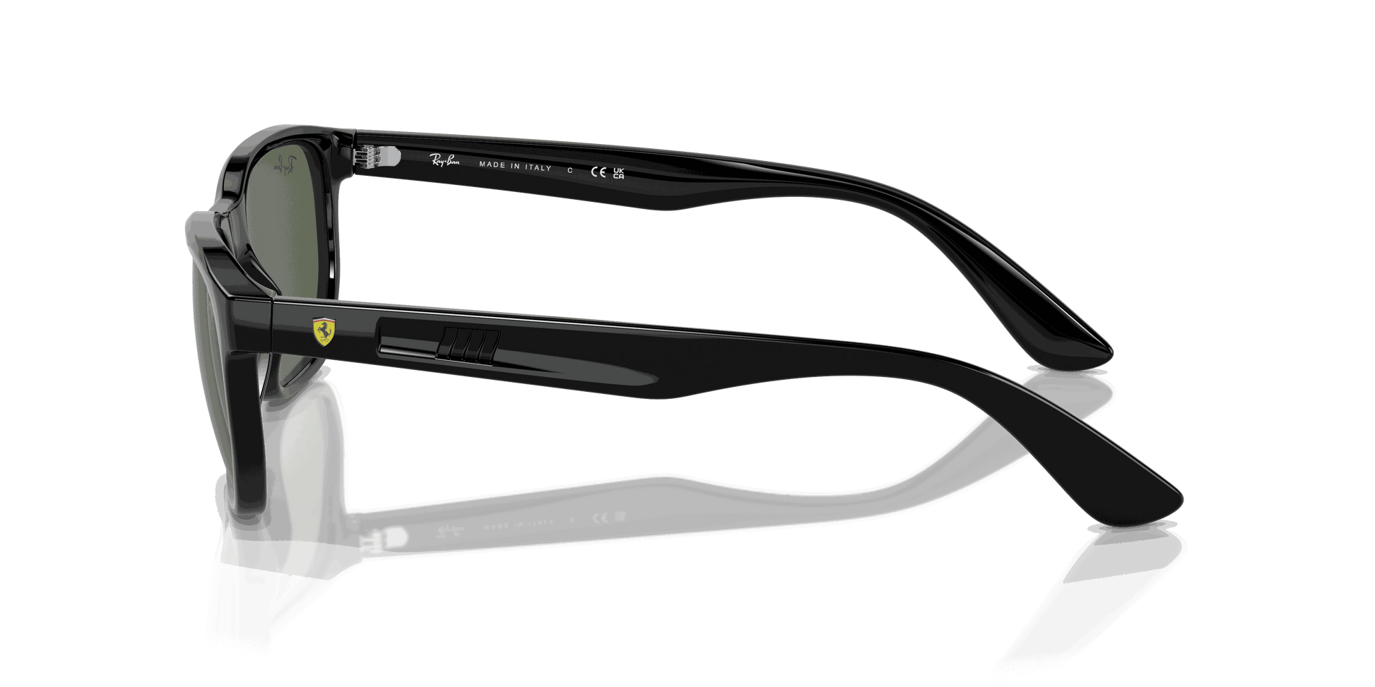 [Dark Green Lenses, Polished Black Frame]