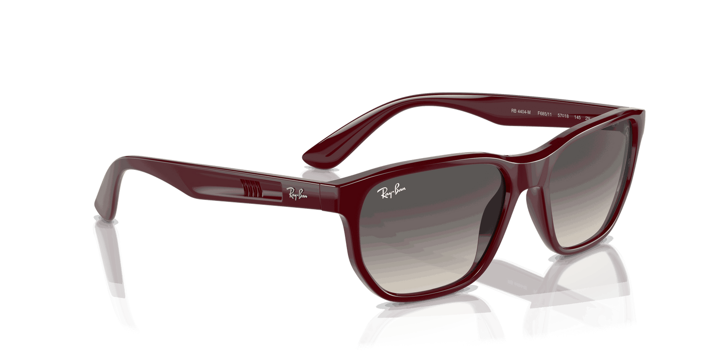 [Grey Lenses, Polished Dark Red Frame]