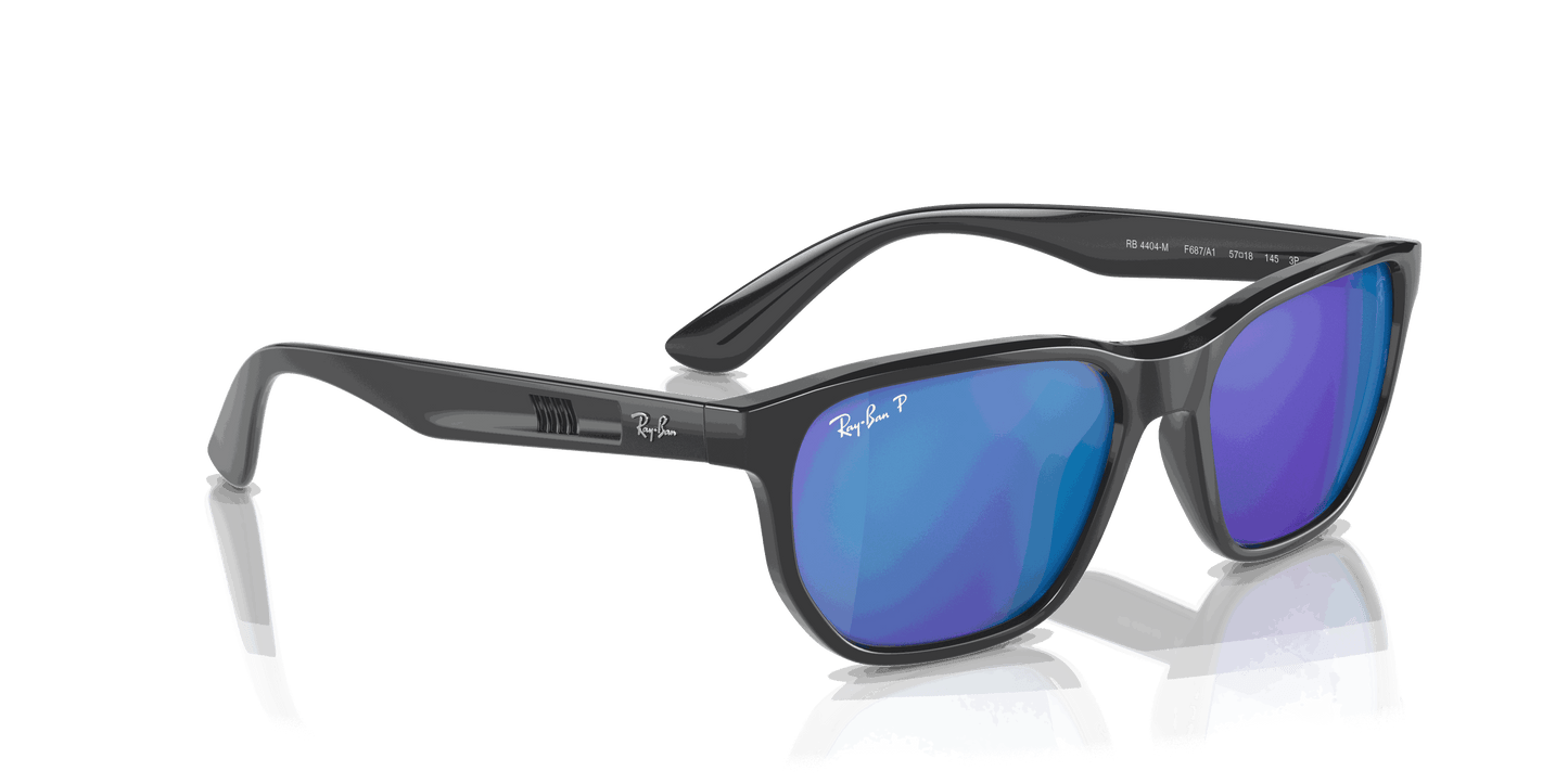 [Green/Blue Lenses, Polished Grey Frame]