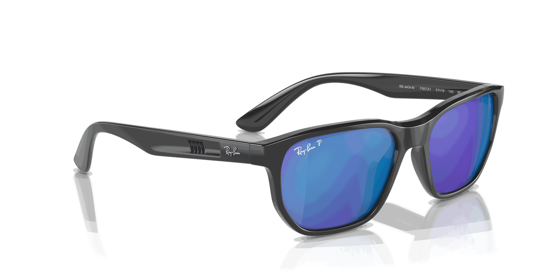 [Green/Blue Lenses, Polished Grey Frame]