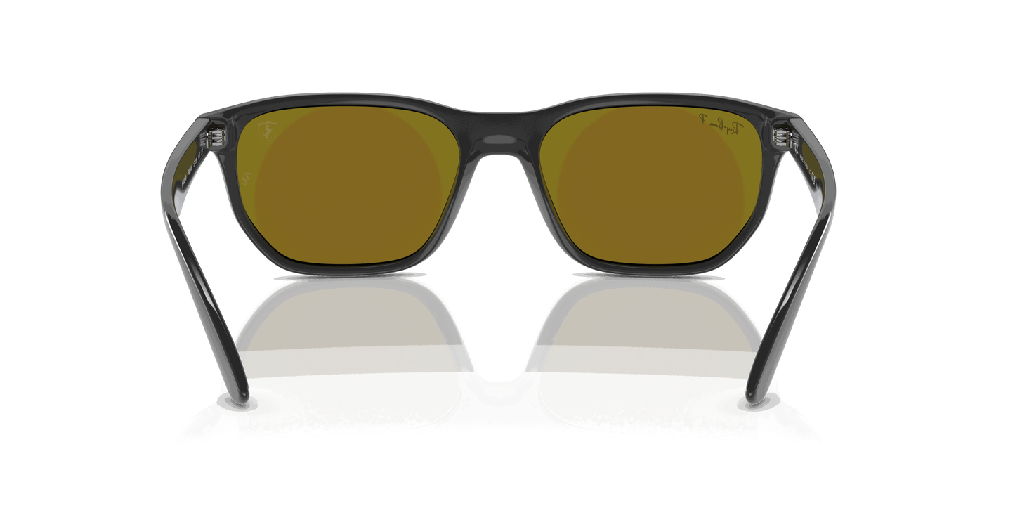 [Green/Blue Lenses, Polished Grey Frame]