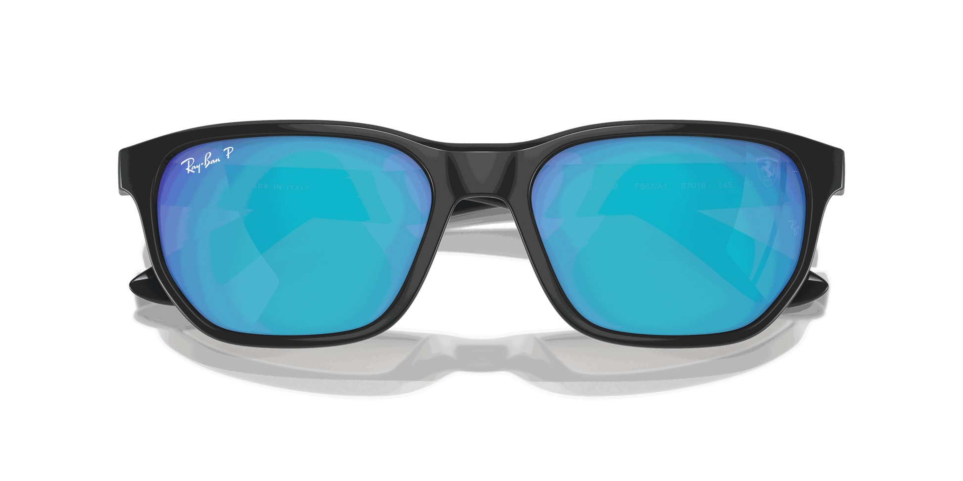 [Green/Blue Lenses, Polished Grey Frame]