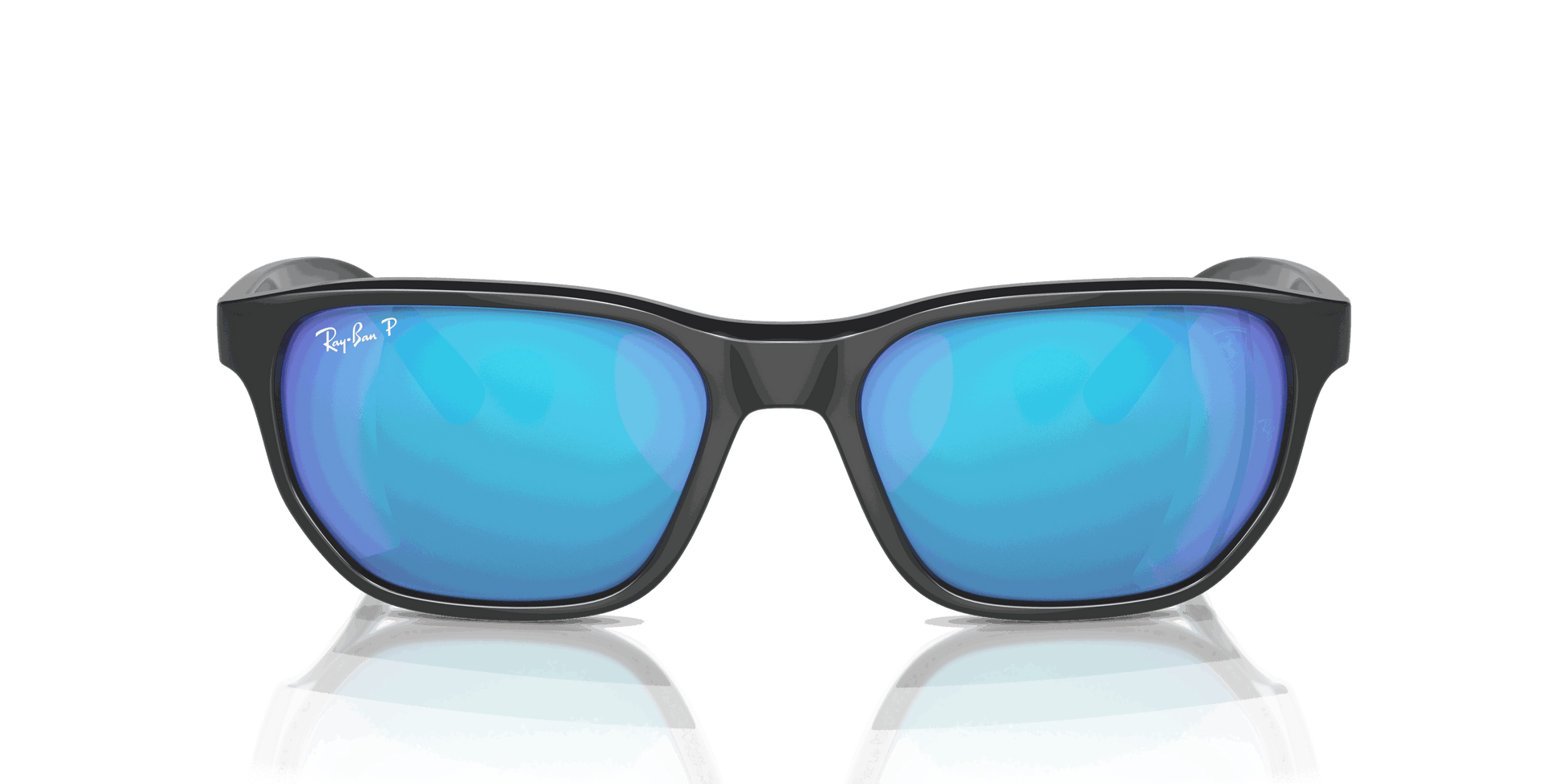 [Green/Blue Lenses, Polished Grey Frame]