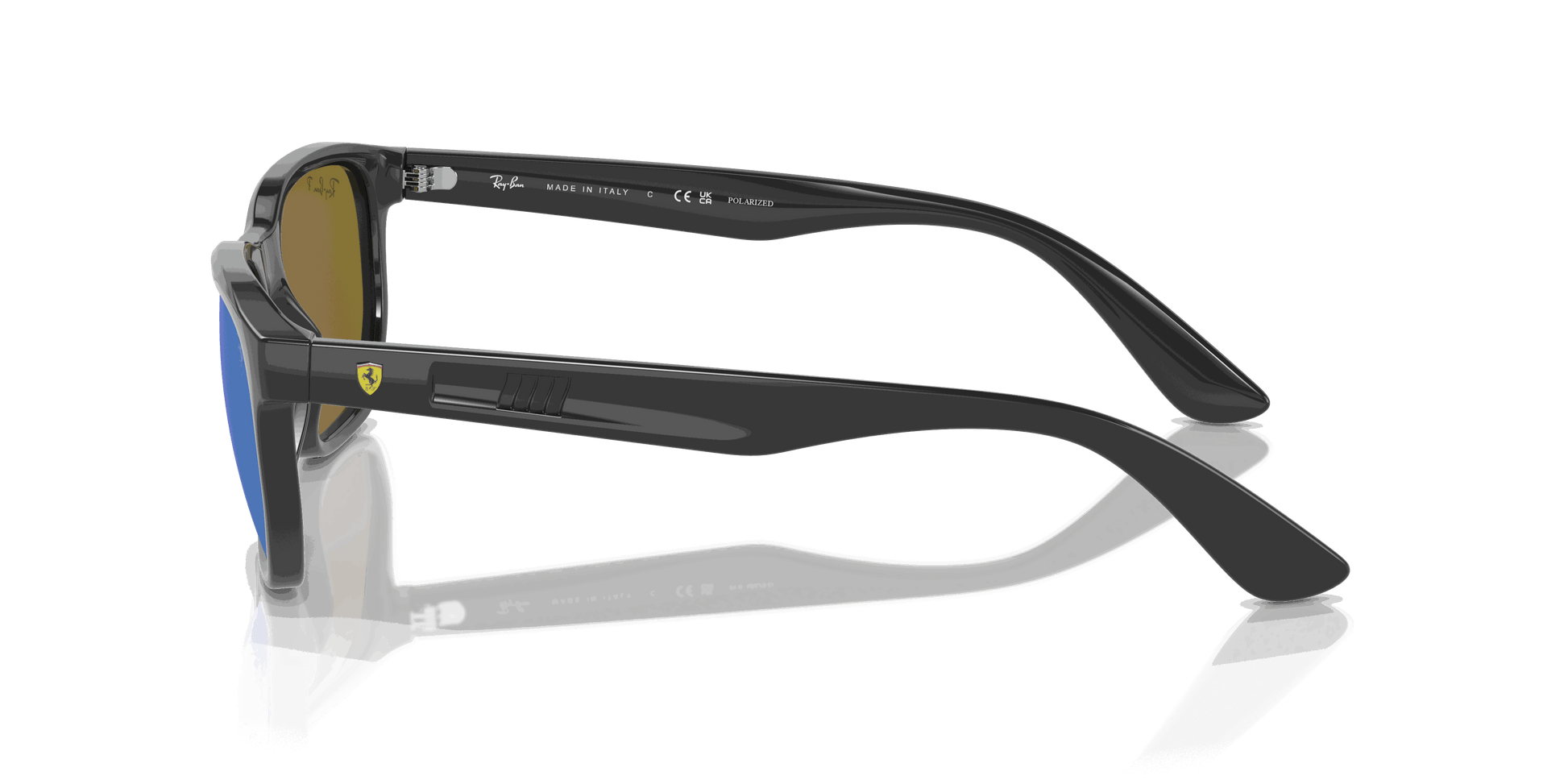 [Green/Blue Lenses, Polished Grey Frame]