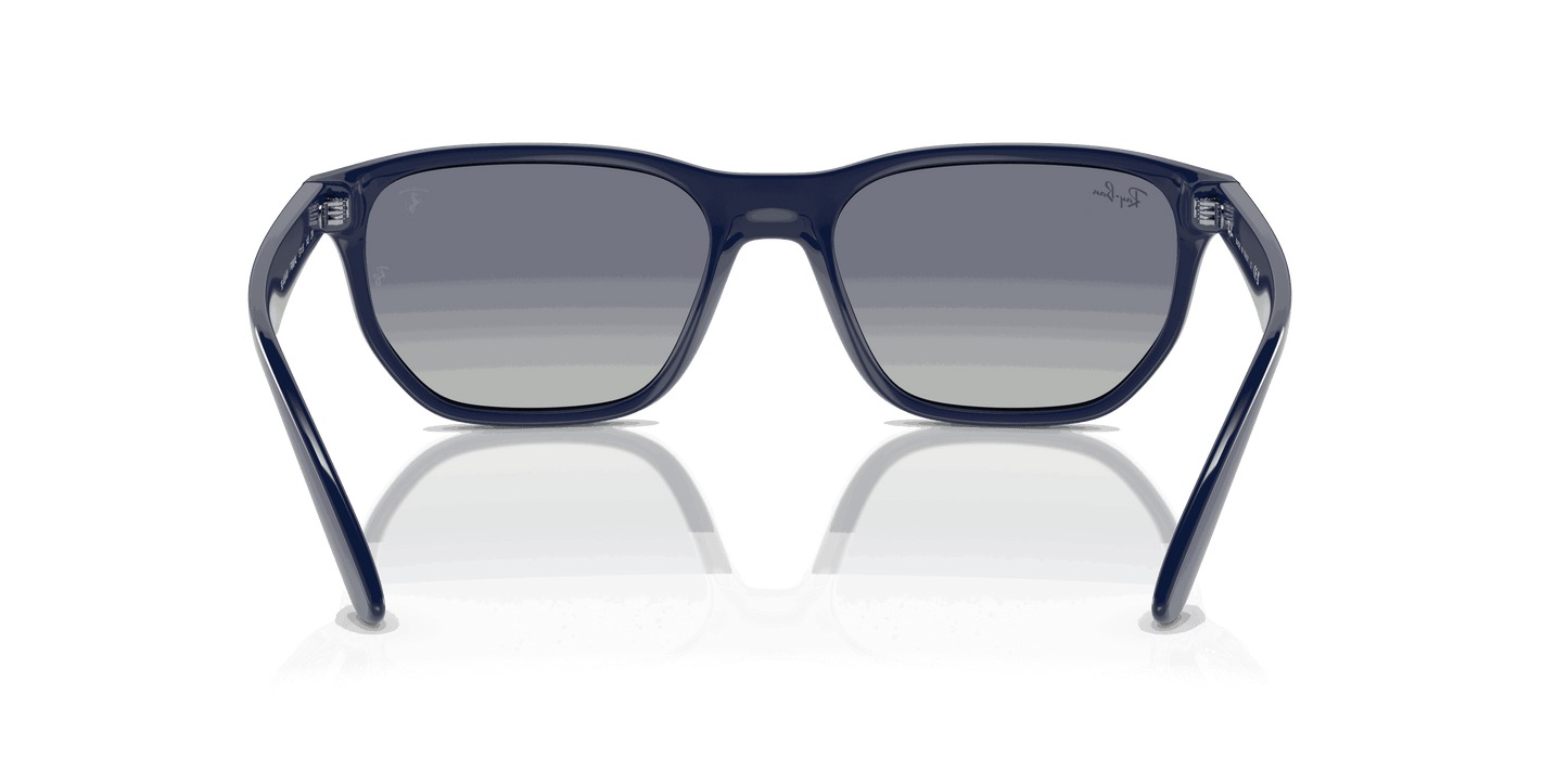 [Grey/Blue Lenses, Polished Blue Frame]