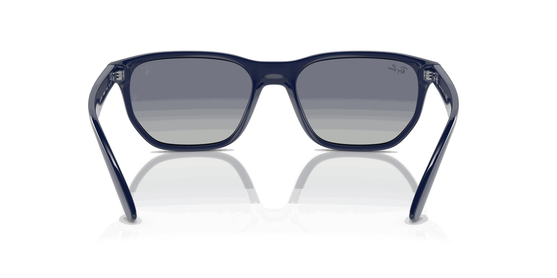 [Grey/Blue Lenses, Polished Blue Frame]