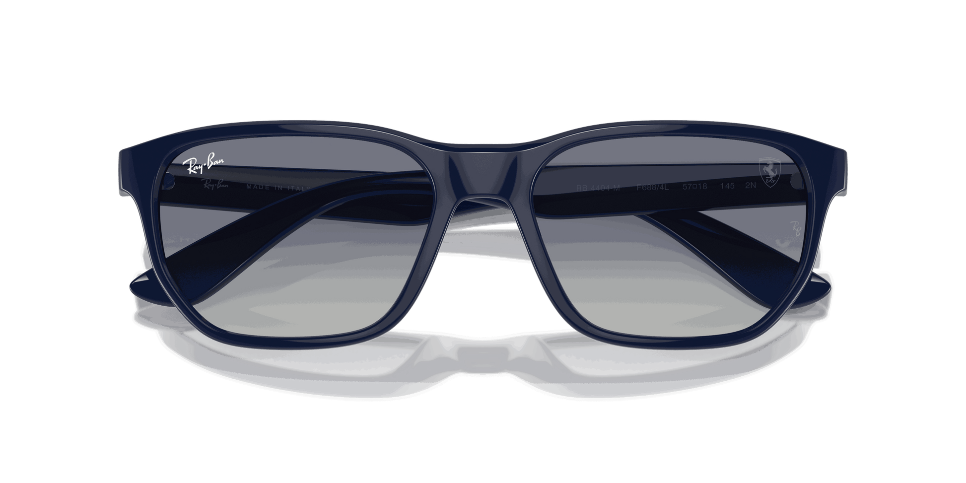 [Grey/Blue Lenses, Polished Blue Frame]