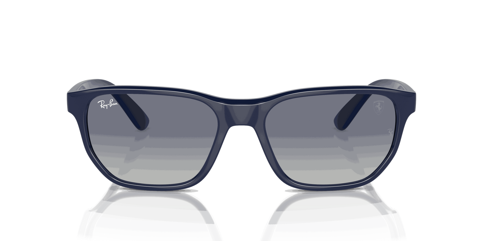 [Grey/Blue Lenses, Polished Blue Frame]