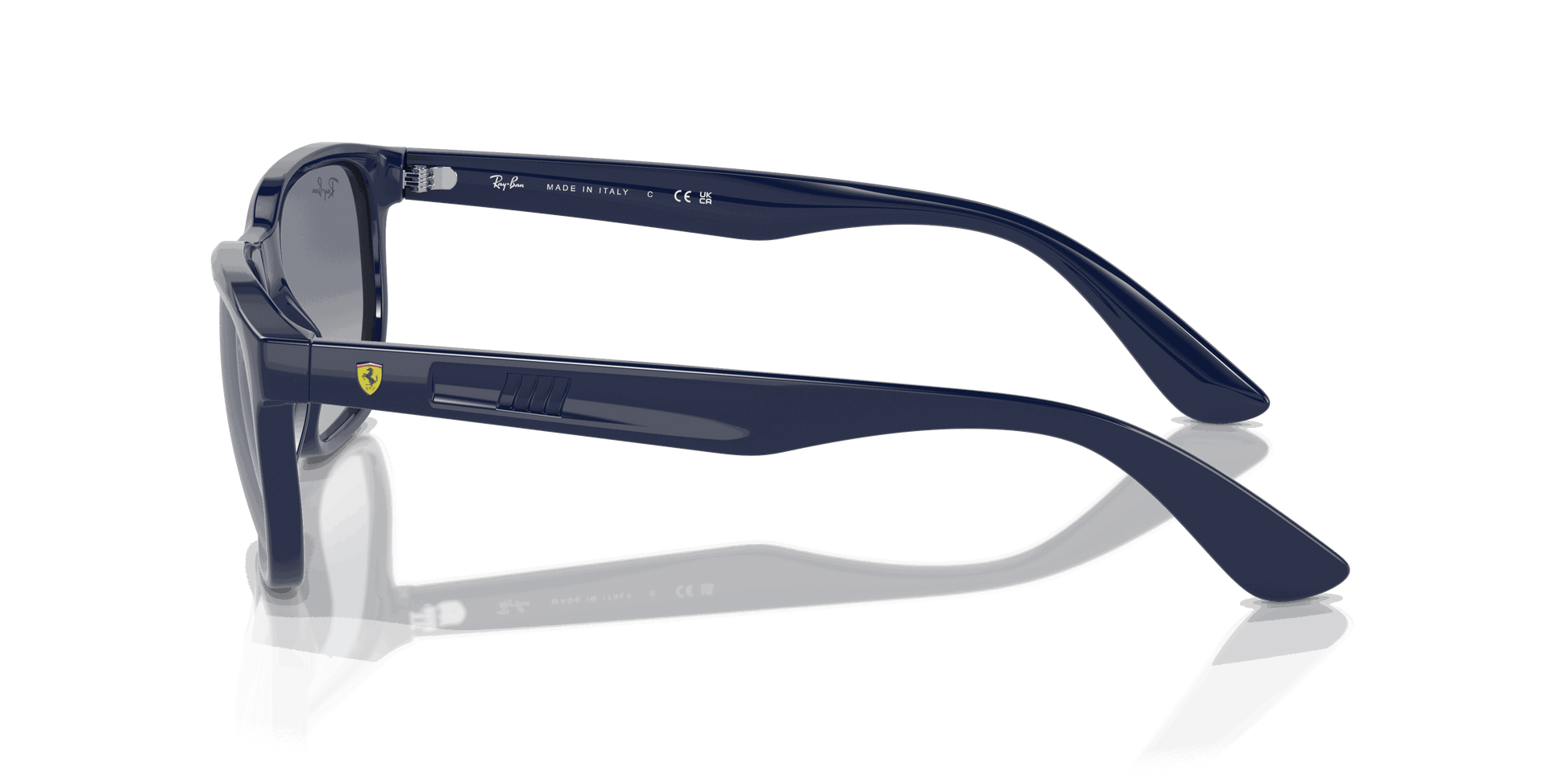 [Grey/Blue Lenses, Polished Blue Frame]