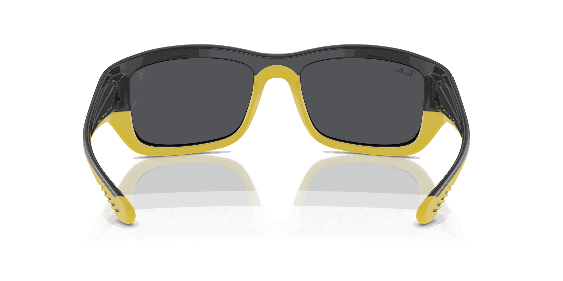 [Dark Grey Lenses, Polished Grey On Yellow Frame]
