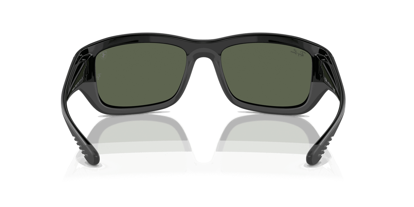 [Dark Green Lenses, Polished Black Frame]