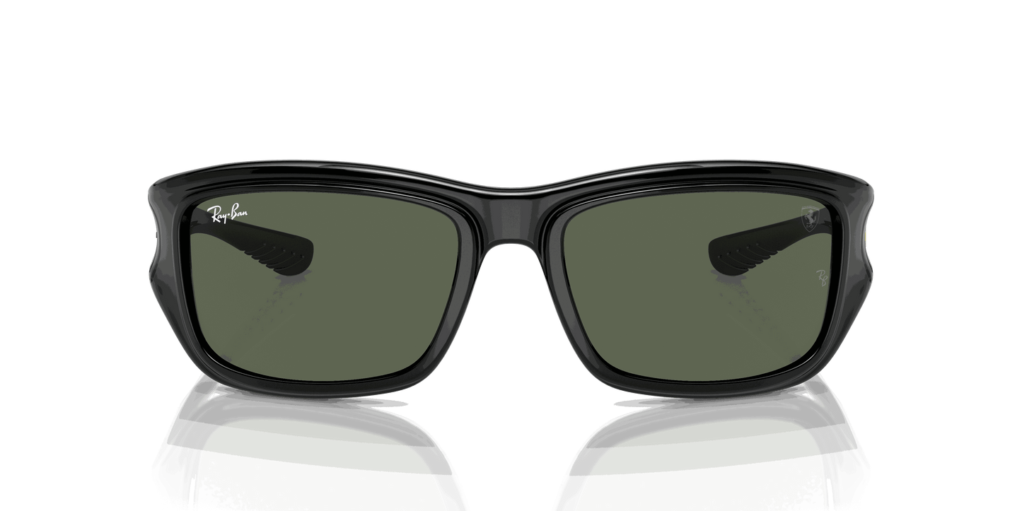 [Dark Green Lenses, Polished Black Frame]