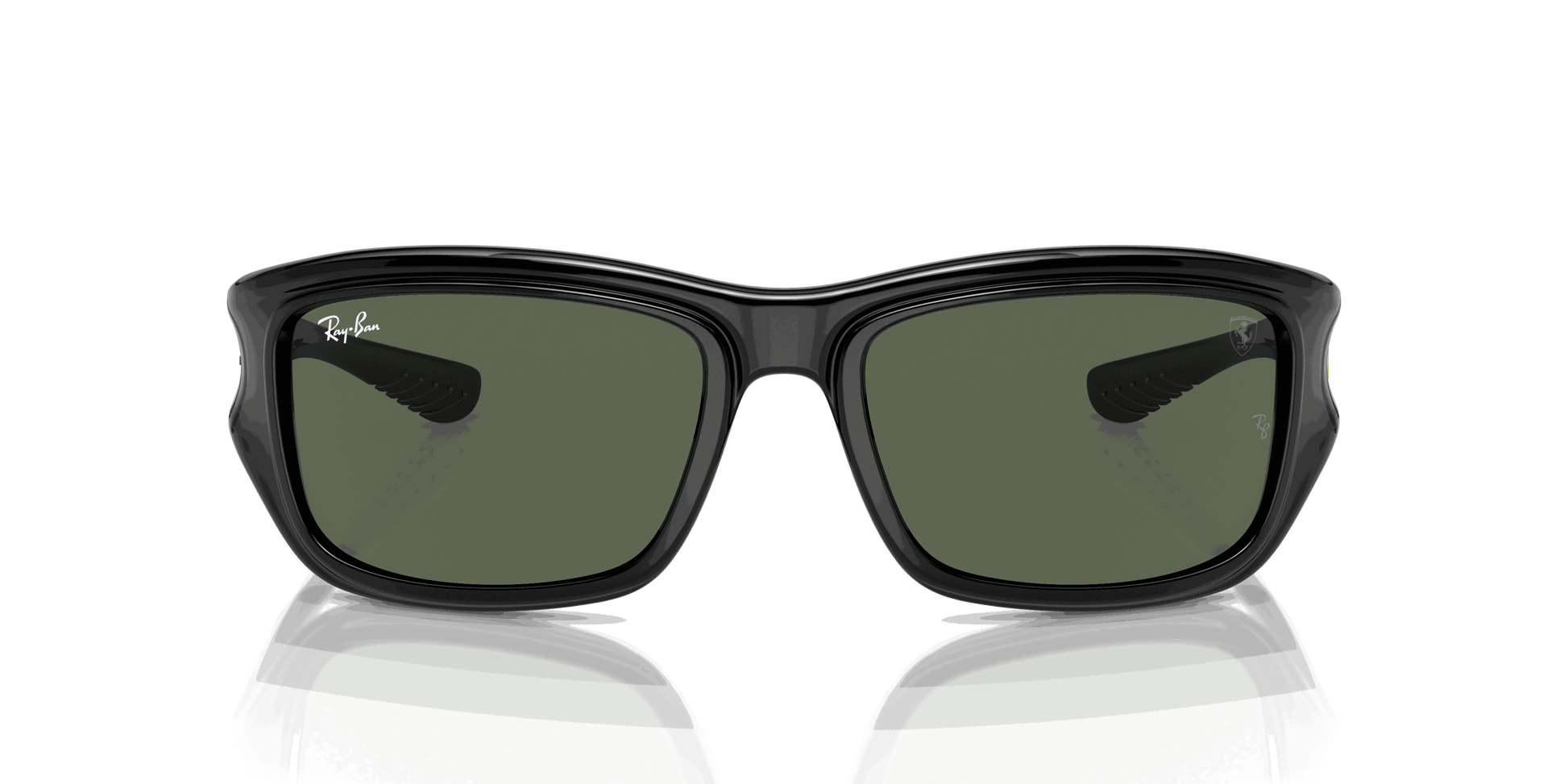 [Dark Green Lenses, Polished Black Frame]